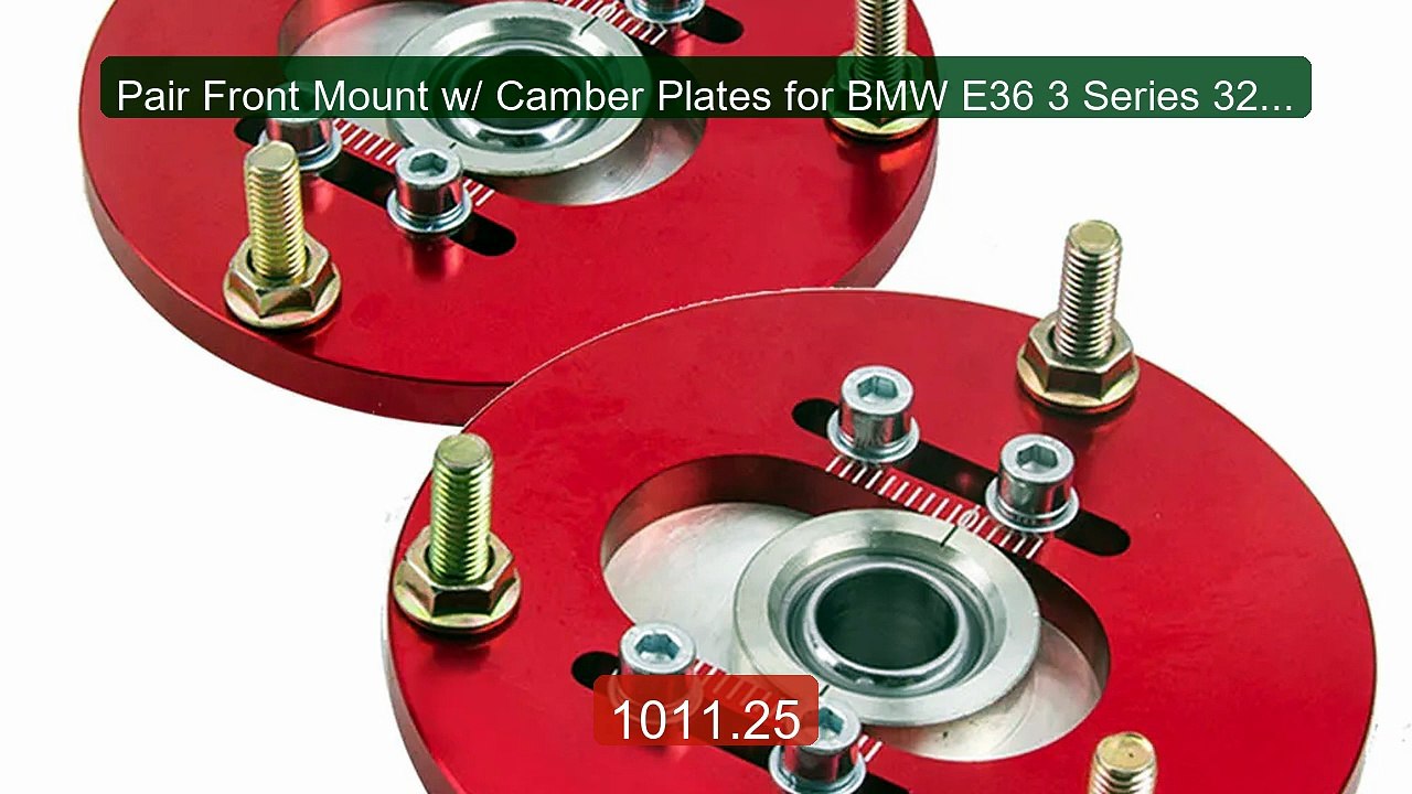 Pair Front Mount w/ Camber Plates for BMW E36 3 Series 323ic 325is ... -- Top Rated 2026 | Buy Now!