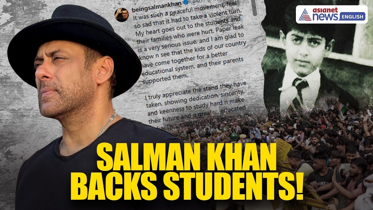 Salman Khan BACKS CJP Protest! Emotional Message for Students | Must WATCH!