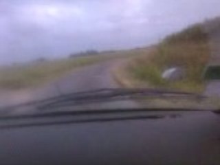 Dérapage a 180degré sur une mini route