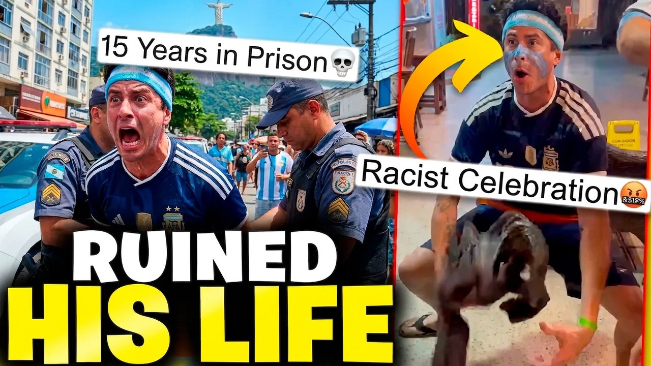 Argentinian Fan Thought He Was Untouchable… Now He’ll Spend 15 Years in Brazil’s Toughest Prison