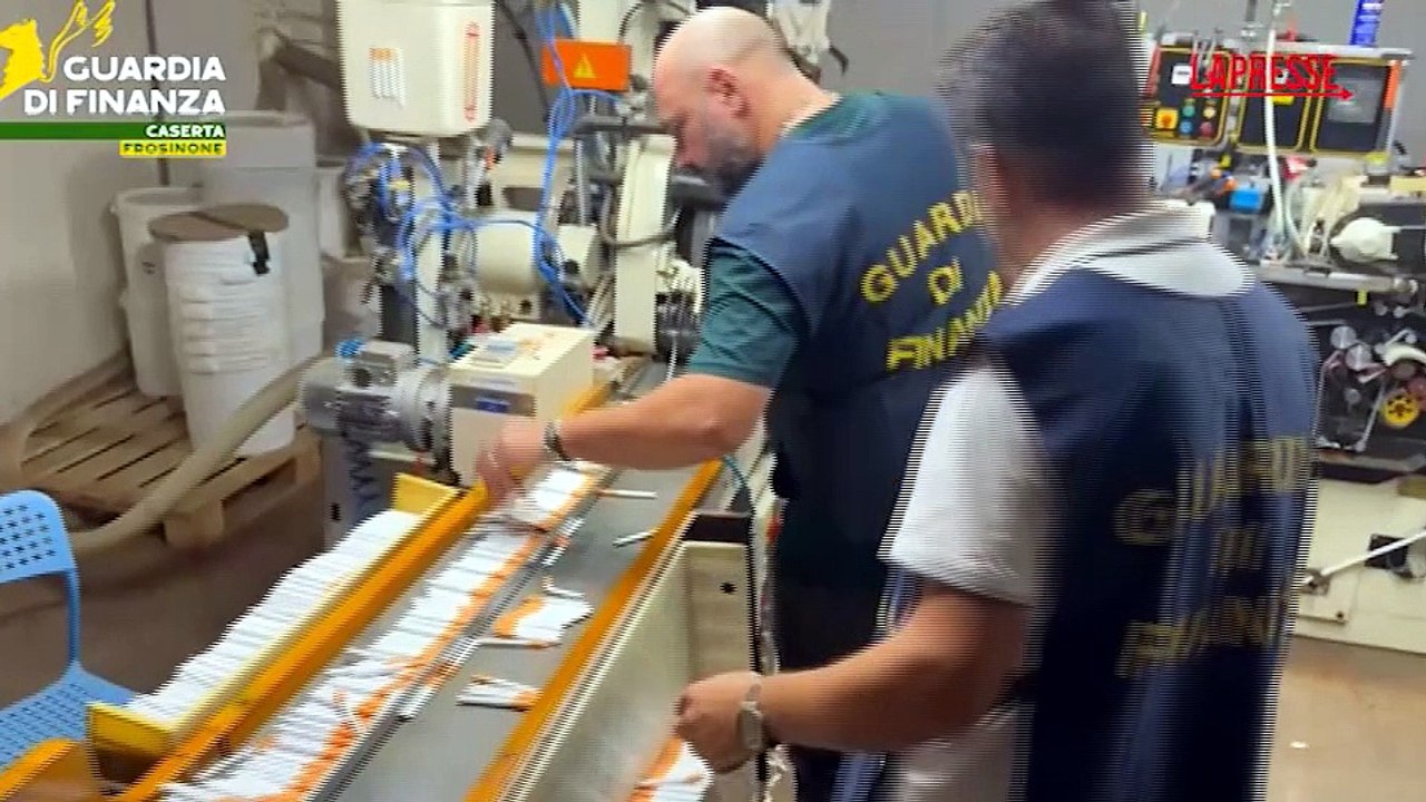 Pavia, scoperta fabbrica clandestina sigarette: ne produceva un milione al giorno