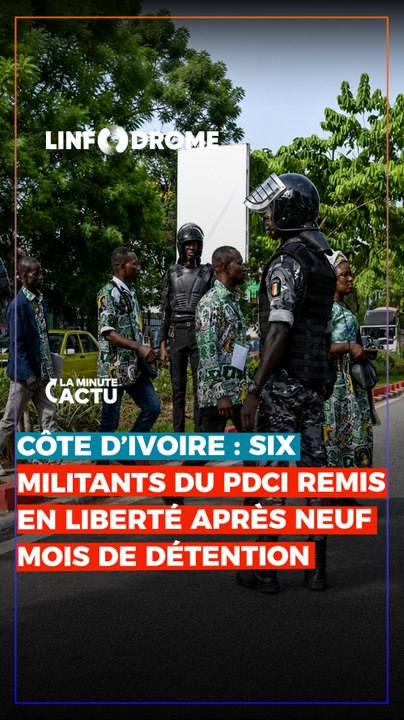 EN CÔTE D'IVOIRE, 6 MILITANTS DU PDCI LIBÉRÉS APRÈS PLUSIEURS MOIS D'INCARCÉRATION