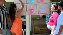 ¡Mi esposo se negó a sonreír en nuestra fiesta para revelar el sexo del bebé!