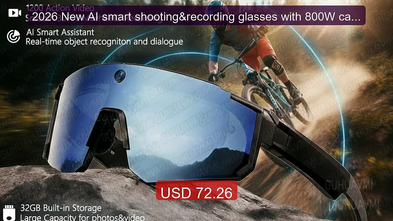 2026 New AI smart shooting&recording glasses with 800W came... -- Top Pick 2026 | Unbeatable Price!