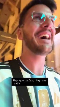 Argentino muestra lo que le pasó en Madrid tras la final del Mundial