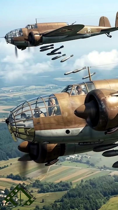 Samolot bombowy PZL P37 Łoś