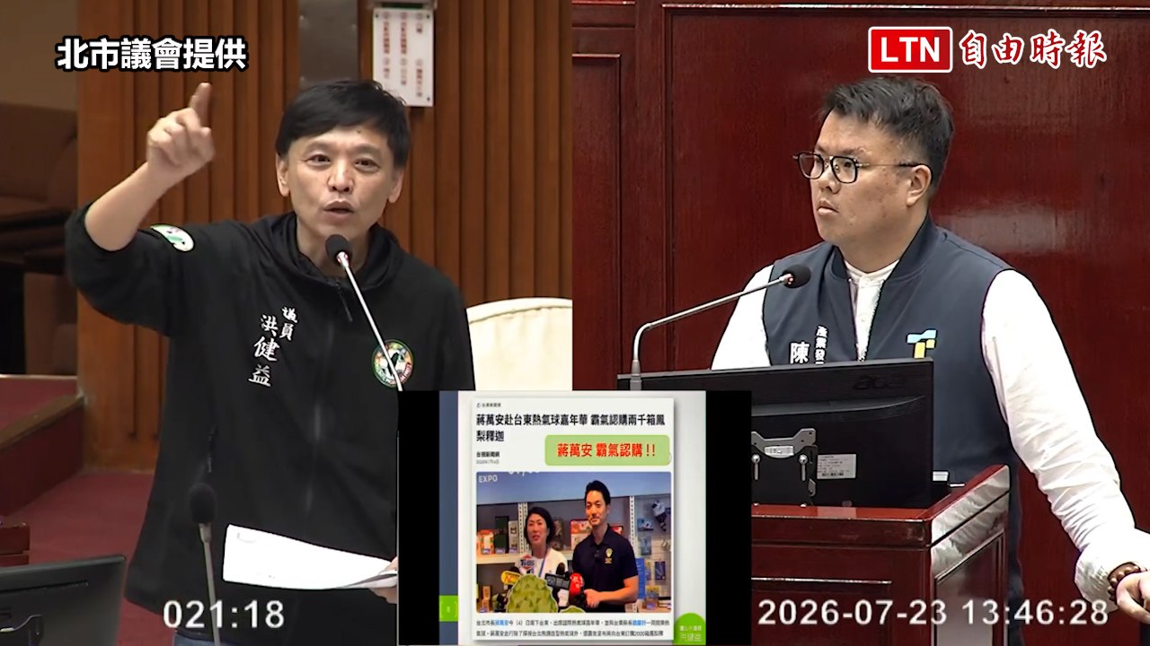 蔣萬安喊認購2000箱鳳梨釋迦！洪健益爆「要基層同仁買單」