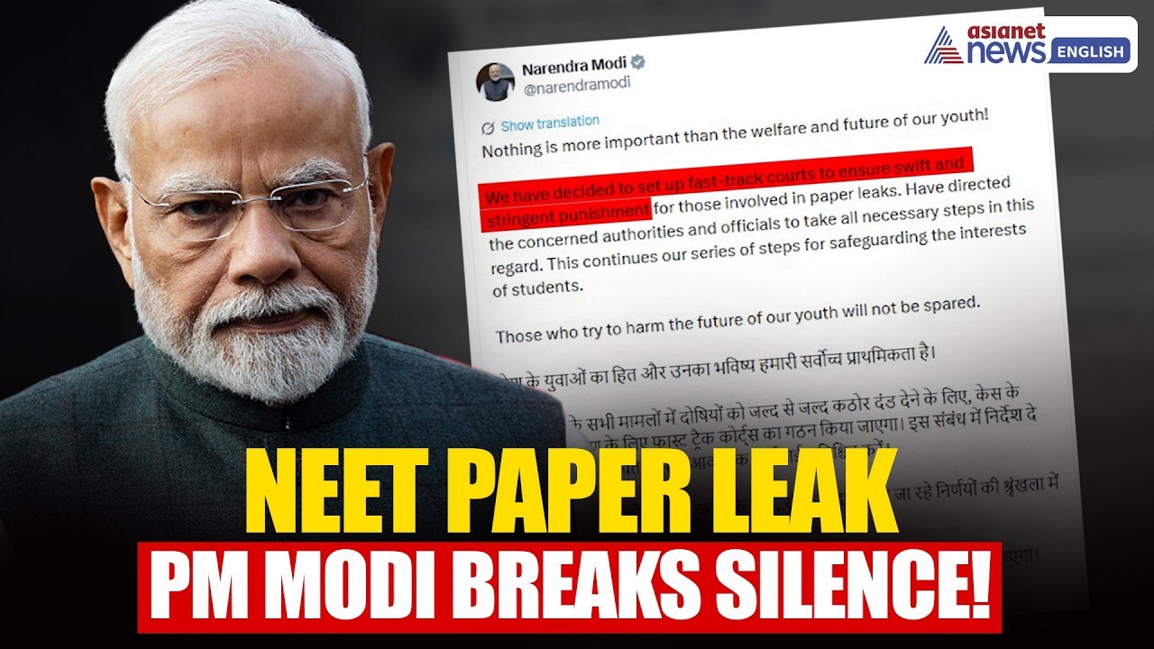 CJP Protest | PM Narendra Modi's Big Statement on NEET Paper Leak | India News