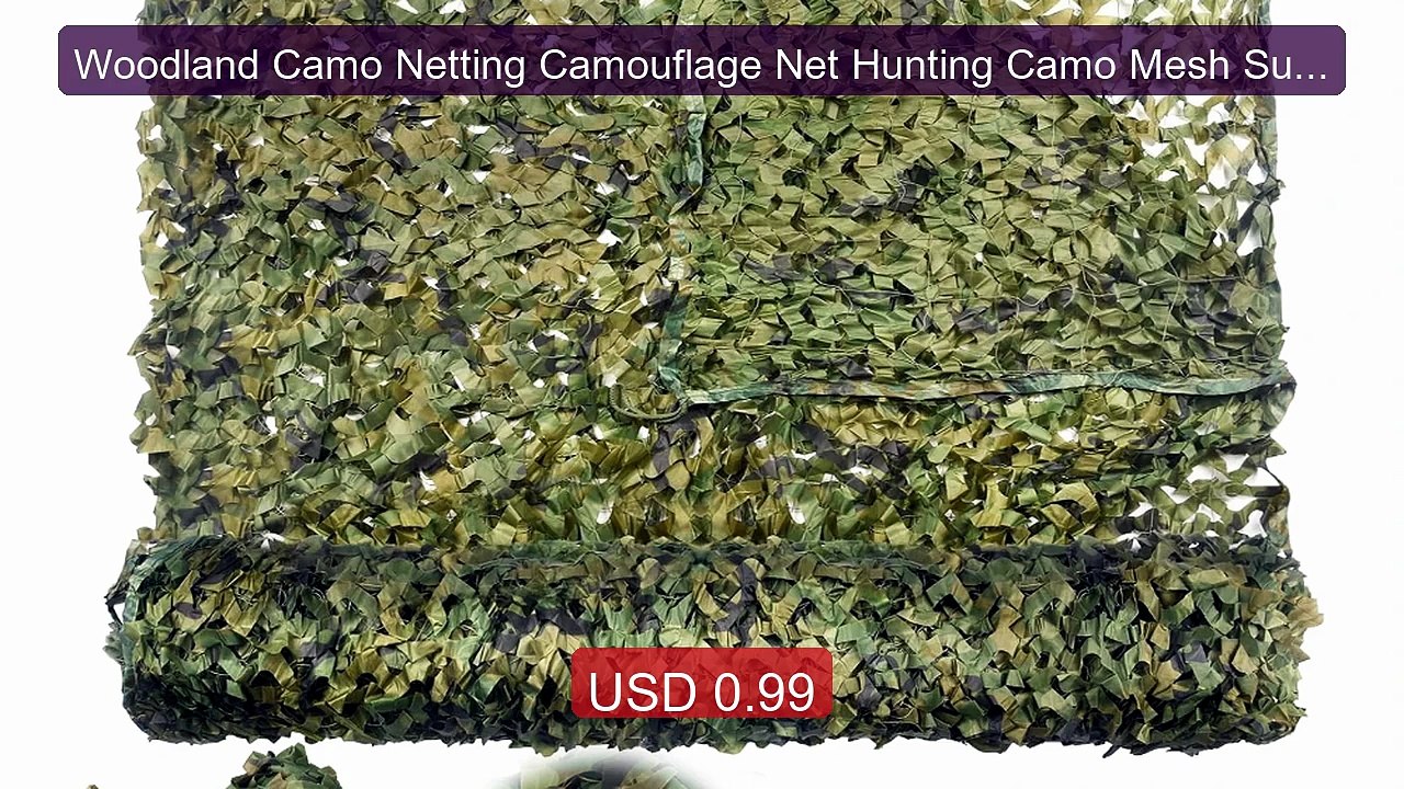 Woodland Camo Netting Camouflage Net Hunting Camo Mesh Suns... -- Top Pick 2026 | Unbeatable Price!