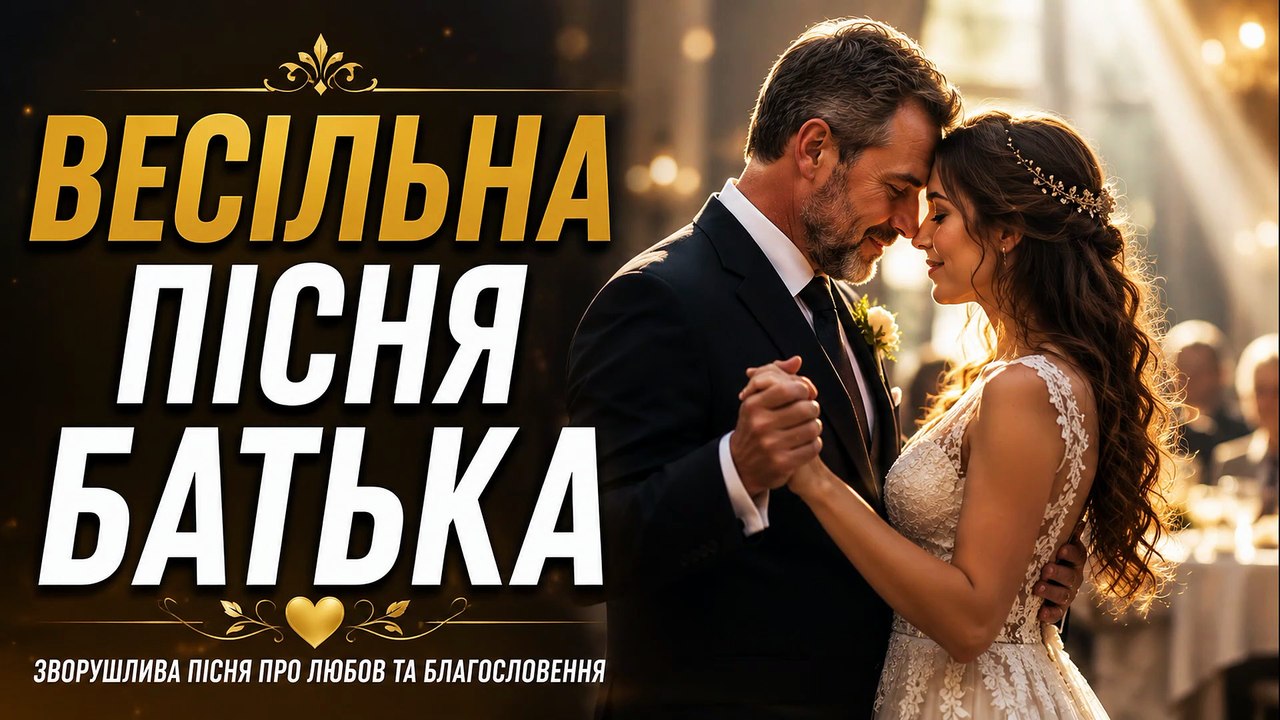 Father's Wedding Song | Emotional Father Daughter Dance 💍 Ukrainian Wedding Waltz