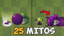 Poniendo a prueba 25 mitos de Plantas vs. Zombies 2