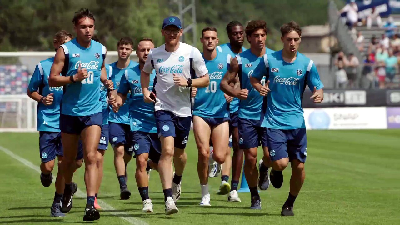 Dimaro day 7, gli highlights dell'allenamento mattutino agli ordini di Allegri VIDEO