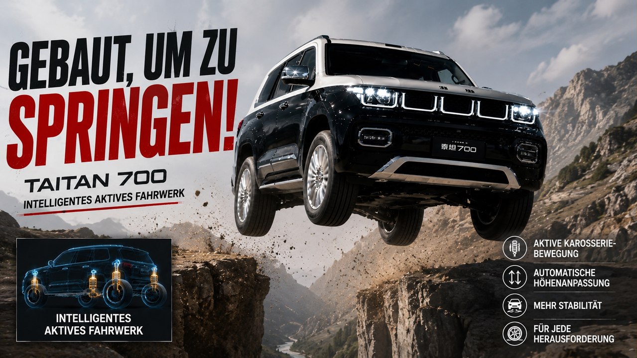 Beijing Off-Road Taitan 700 mit Huawei-Technik vorgestellt