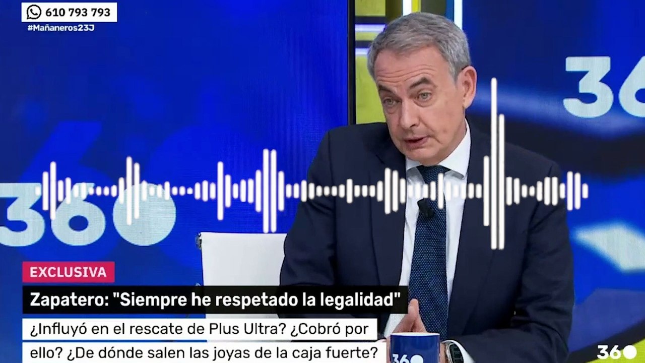 Zapatero aparece en TVE con la alfombra roja de Javier Ruiz, tremendamente nervioso y negándolo todo
