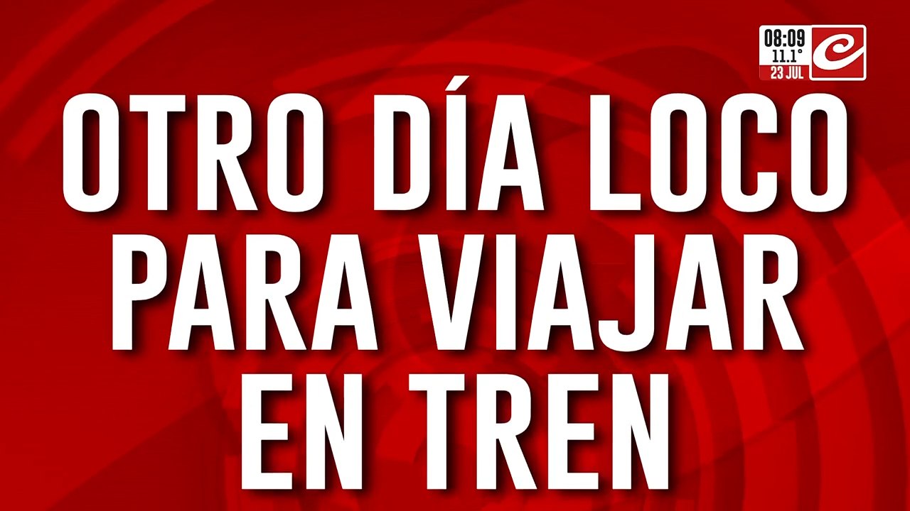 Complicaciones para viajar en tren: hay varios ramales con demoras