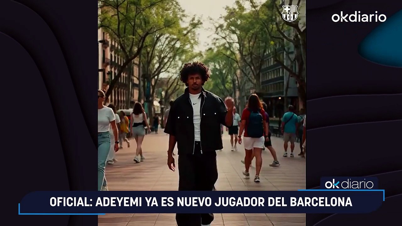 Oficial: Adeyemi ya es nuevo jugador del Barcelona