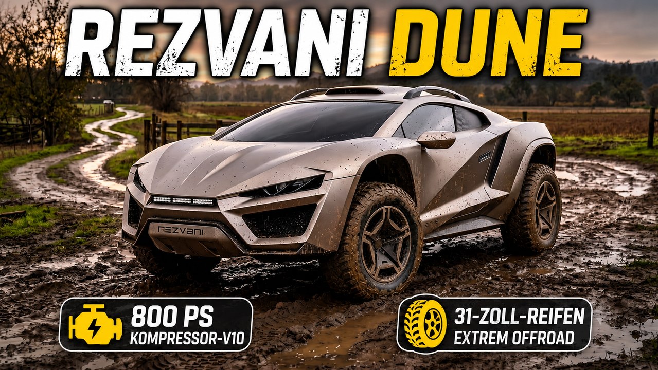 Rezvani Dune: Das verrückteste Offroad-Projekt des Jahres