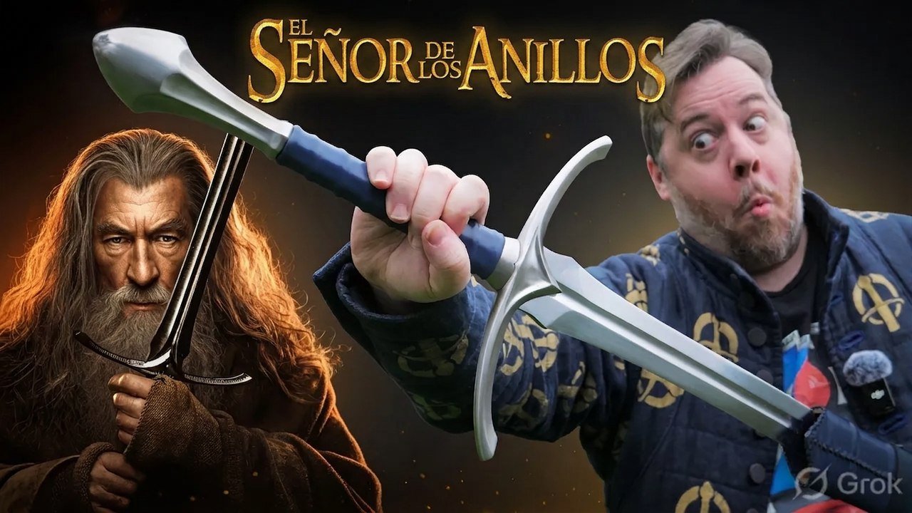 ¡Probamos la nueva espada Glamdring de Gandalf de grado batalla! ¡Y es INCREÍBLE!