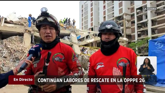 La Guaira | Voluntarios y rescatistas venezolanos continúan labores de rescate en la OPPPE-26