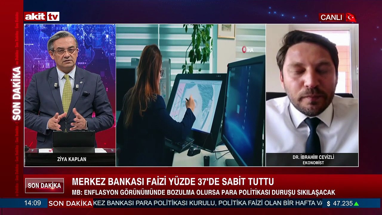 Dr. İbrahim Cevizli; MB faizi yüzde 37'de sabit tuttu #Haber #Gündem