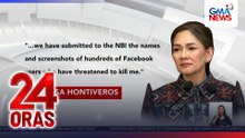 Umano’y pagbabanta sa buhay ni Sen. Hontiveros sa social media, iniimbestigahan ng NBI | 24 Oras