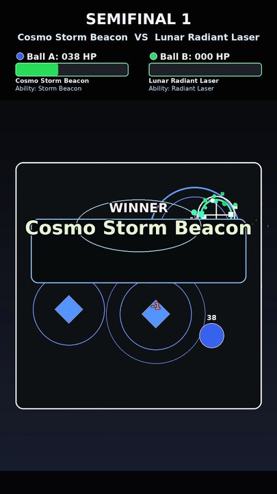 Epic Marble Race: Cosmo Storm Beacon vs Echo Mine Scatter | AI Physics Battle | Rift Clash Stage