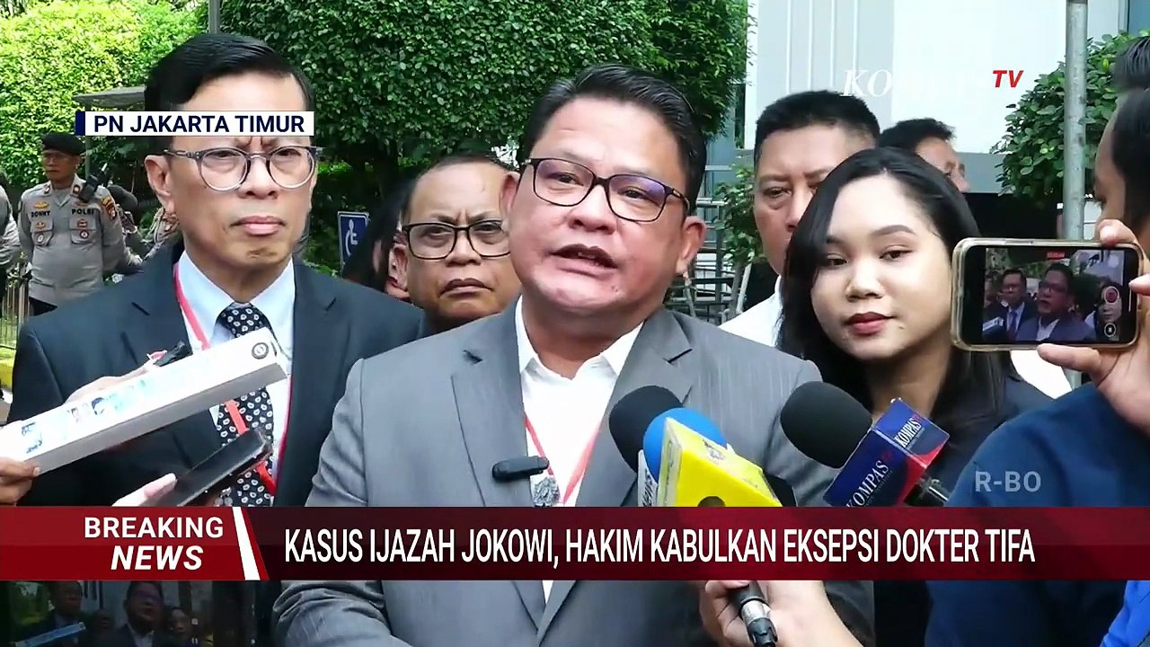Respons Kuasa Hukum Jokowi soal Hakim Terima Eksepsi Dokter Tifa di Sidang Kasus Ijazah