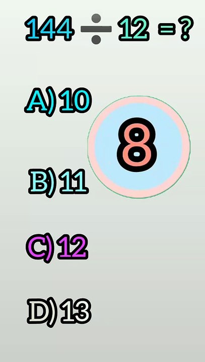 Quick Math Quiz