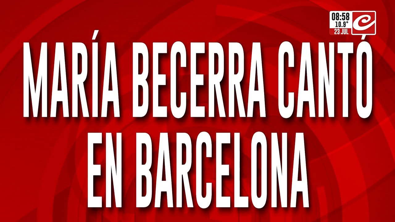 María Becerra brindó un show en España y plantó la bandera Argentina