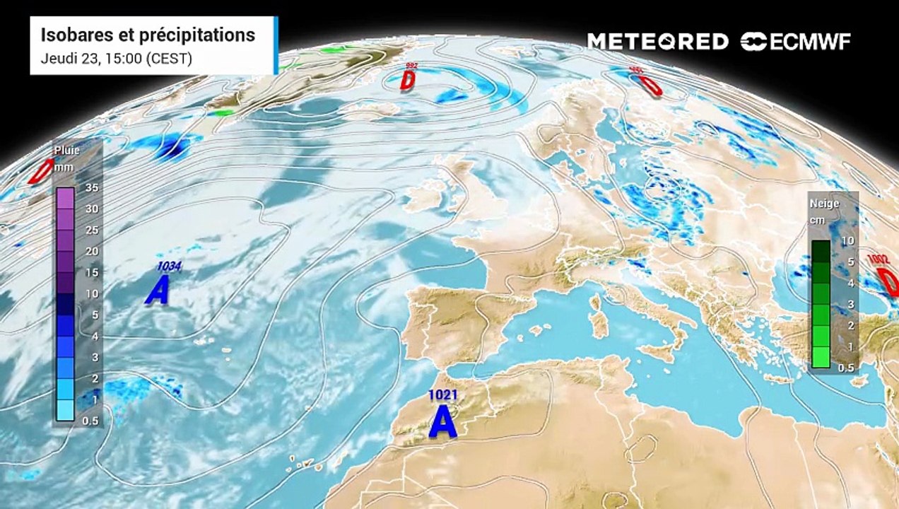 Week-end instable en France