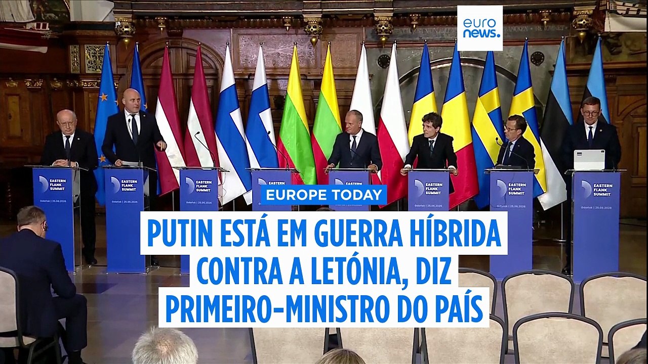 Putin intensifica guerra híbrida por estar a perder na Ucrânia, diz primeiro-ministro letão