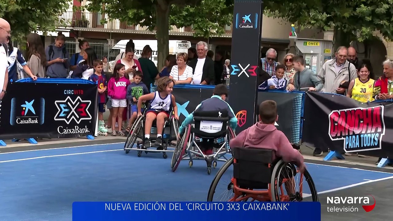 La fiesta del basket 3x3 llega al corazón de Pamplona