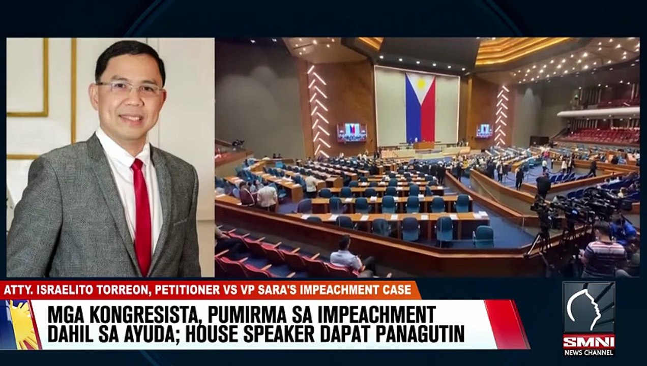Mga kongresista pumirma sa impeachment dahil sa ayuda; House Speaker dapat panagutin. [Full Movie]