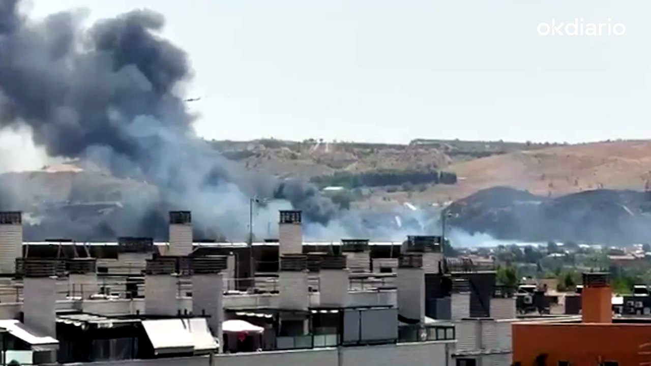 Incendio en Mejorada del Campo