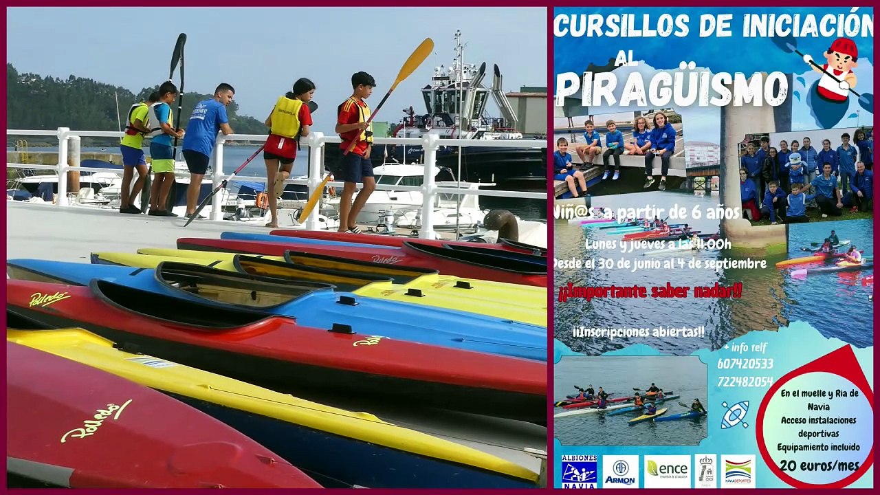 CURSILLOS DE INICIACIÓN AL PIRAGUISMO 2026