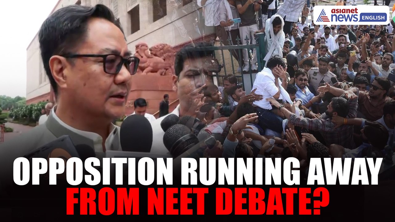 BREAKING: Kiren Rijiju Corners Opposition Over NEET Debate, Says 'Don't Derail Discussion'