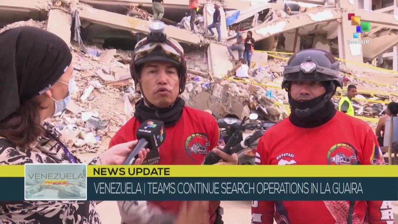 Venezuela | Teams continue search operations in La Guaira