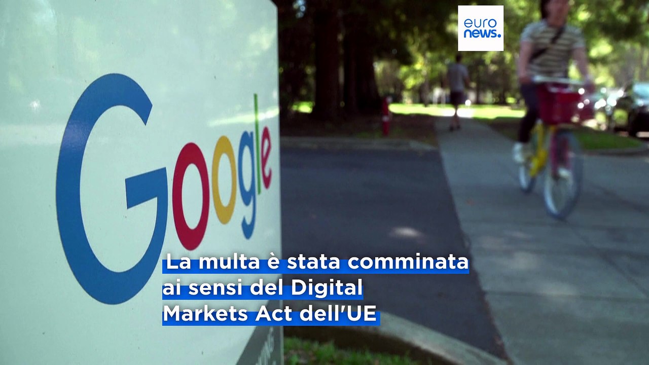 Bruxelles multa Google per 890 milioni di euro nonostante i nuovi dazi USA