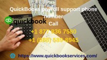 QuickBooks Payroll Support Phone Number | Payroll Setup, Updates & Troubleshooting Guide