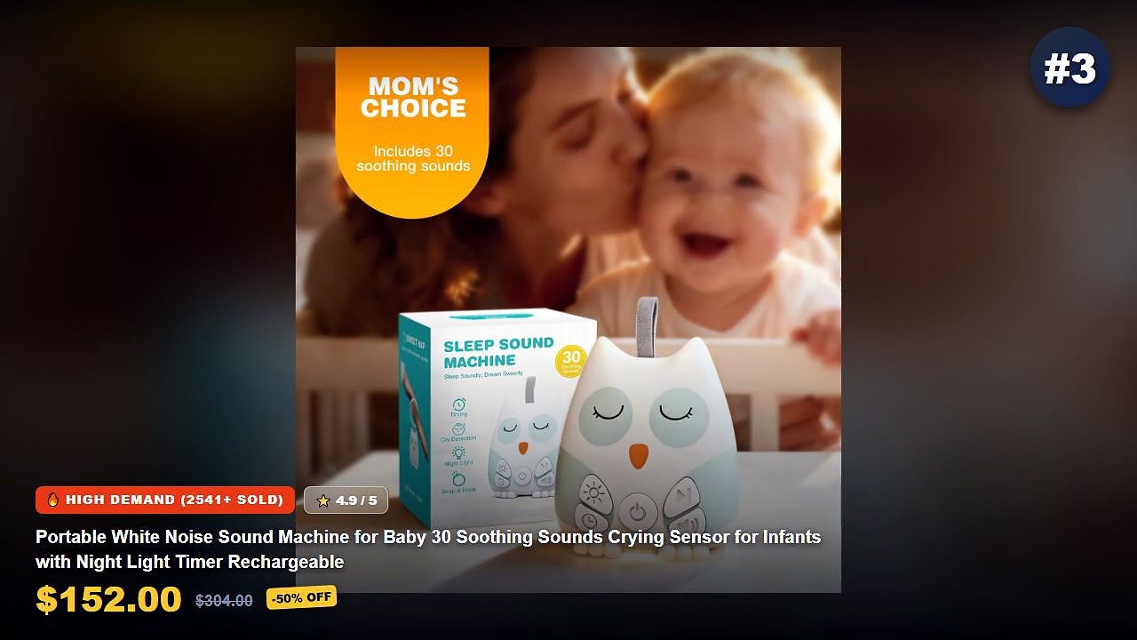 Don't Buy Portable White Noise Machine Before Watching This! - White Noise Machine 24 Soothing Sounds Sleep Sounds Machi...
