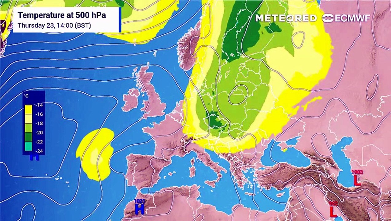 The high pressure that blocked the rain in UK has gone