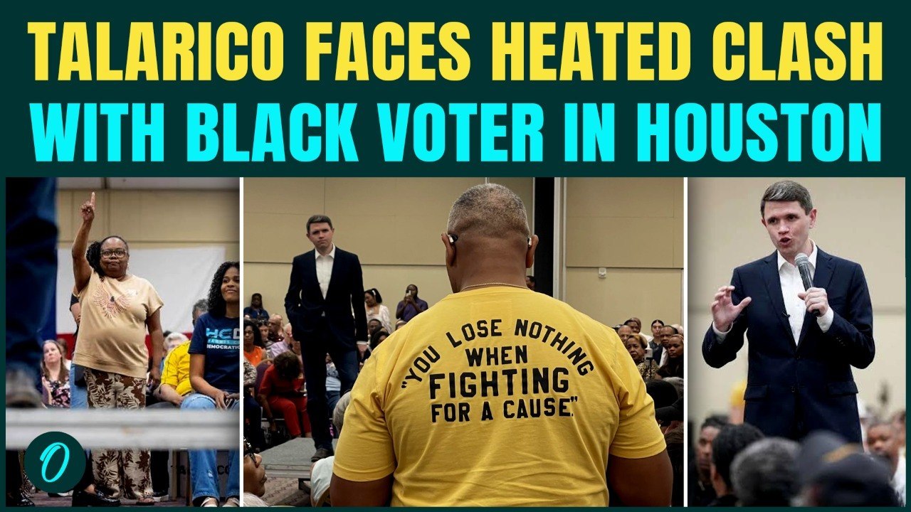 WATCH: James Talarico Faces HEATED Clash With Black Voter In Houston | Town Hall Erupts In Debate