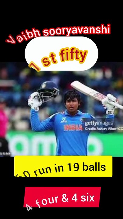 First fifty in international