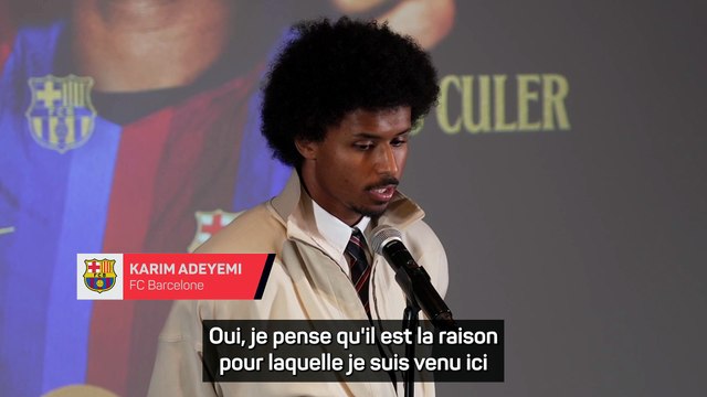 Barcelone - Adeyemi : Flick est la raison pour laquelle je suis venu ici