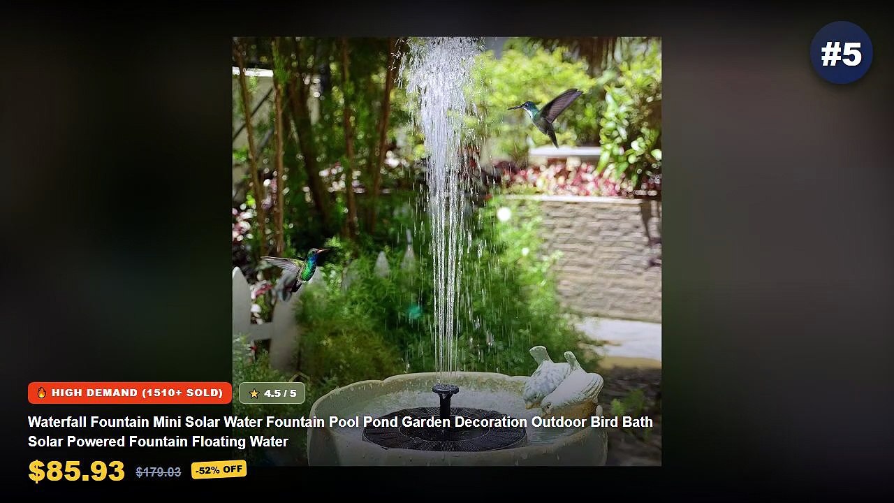 Top 5 Best Portable Water Fountain (Must Have!) - Super Quiet DC 5V USB Brushless Motor Pump Portable Submersible Water ...