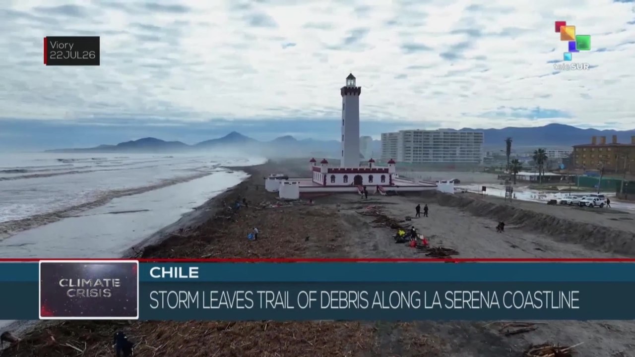 Severe storm affects Chile; Southern Europe burns in heatwave and wildfires