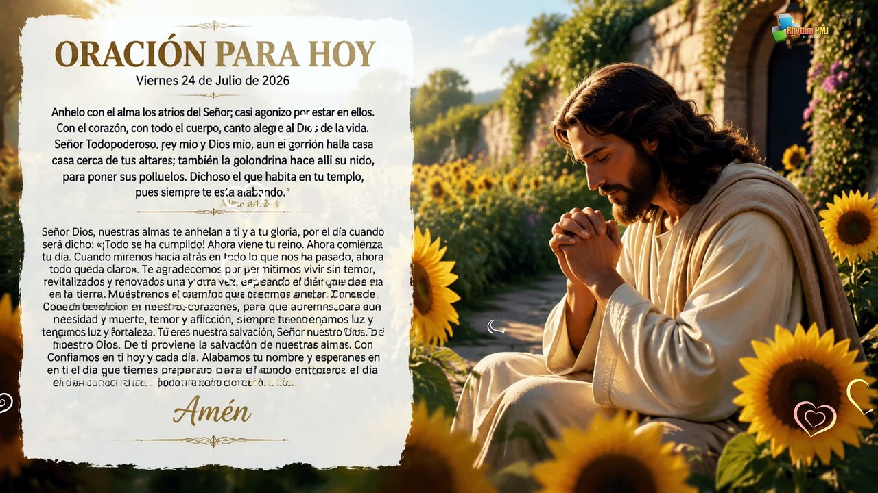 ORACIÓN Viernes 24 de Julio de 2026