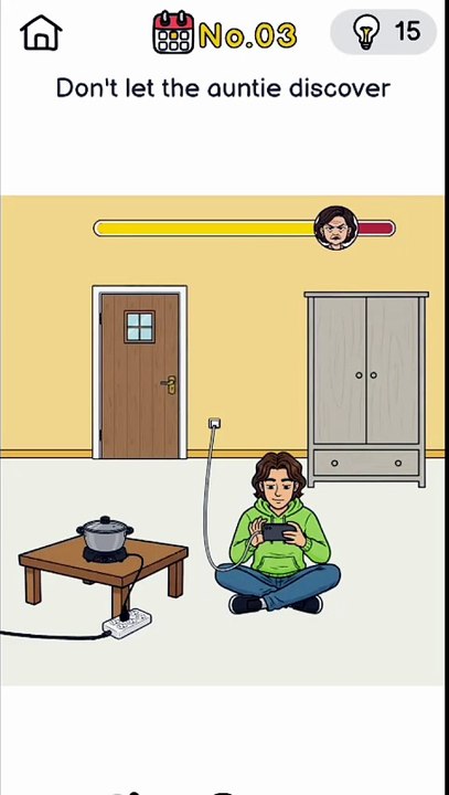 Don't let the auntie discover.brainout gameplay.#brainout #shorts