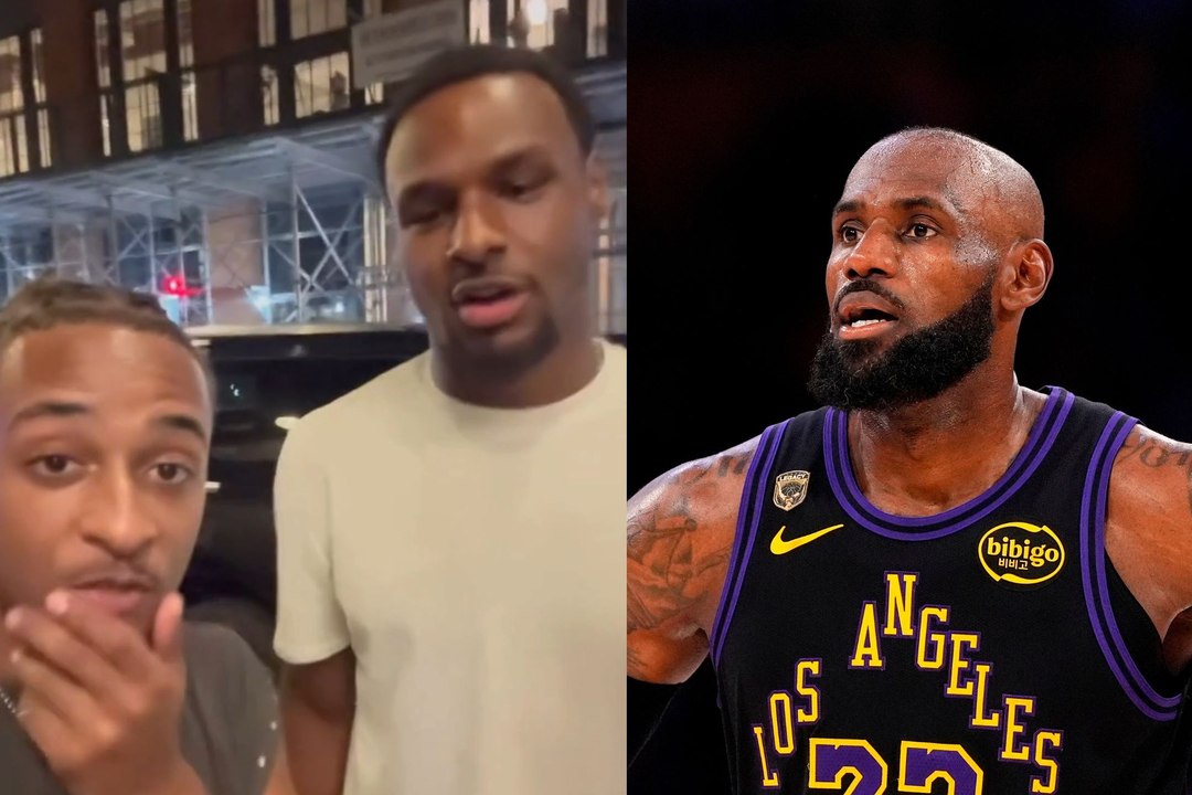 Bronny James responde al rumor que ilusiona a la NBA sobre el futuro de su padre