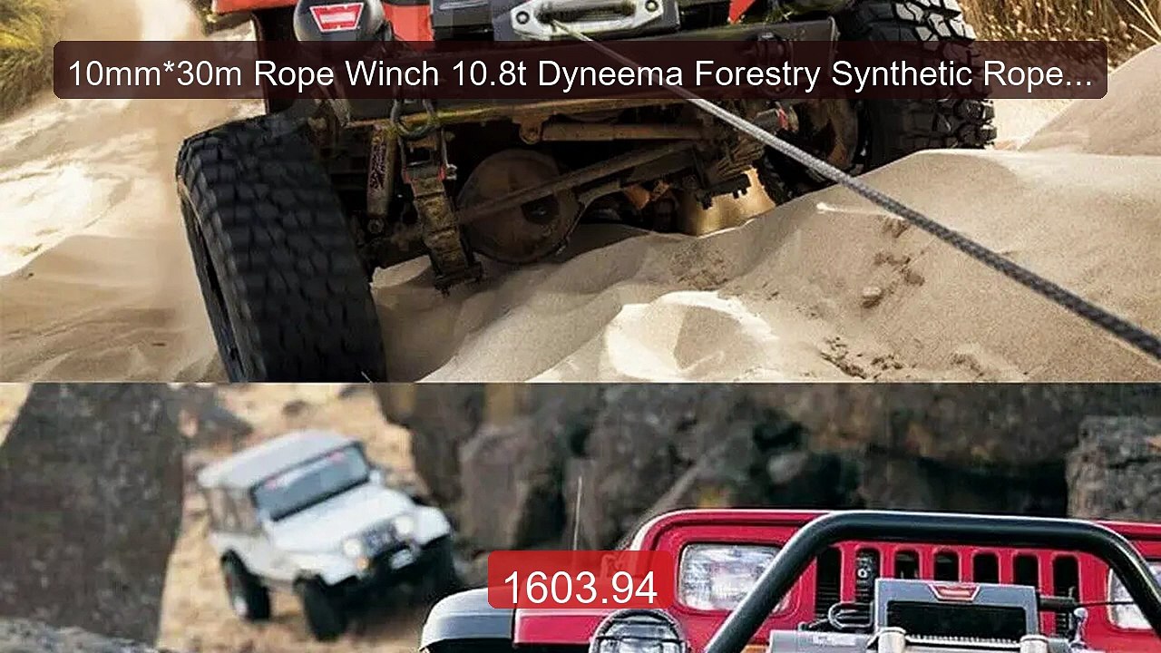 10mm*30m Rope Winch 10.8t Dyneema Forestry Synthetic Rope 2... -- Top Pick 2026 | Unbeatable Price!